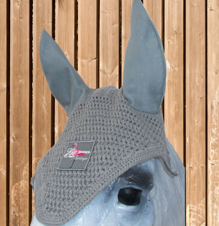 Fliegenohren Flamingo, EQuest Fliegenmütze, Ohrenhaube, Flamingo Kollektion