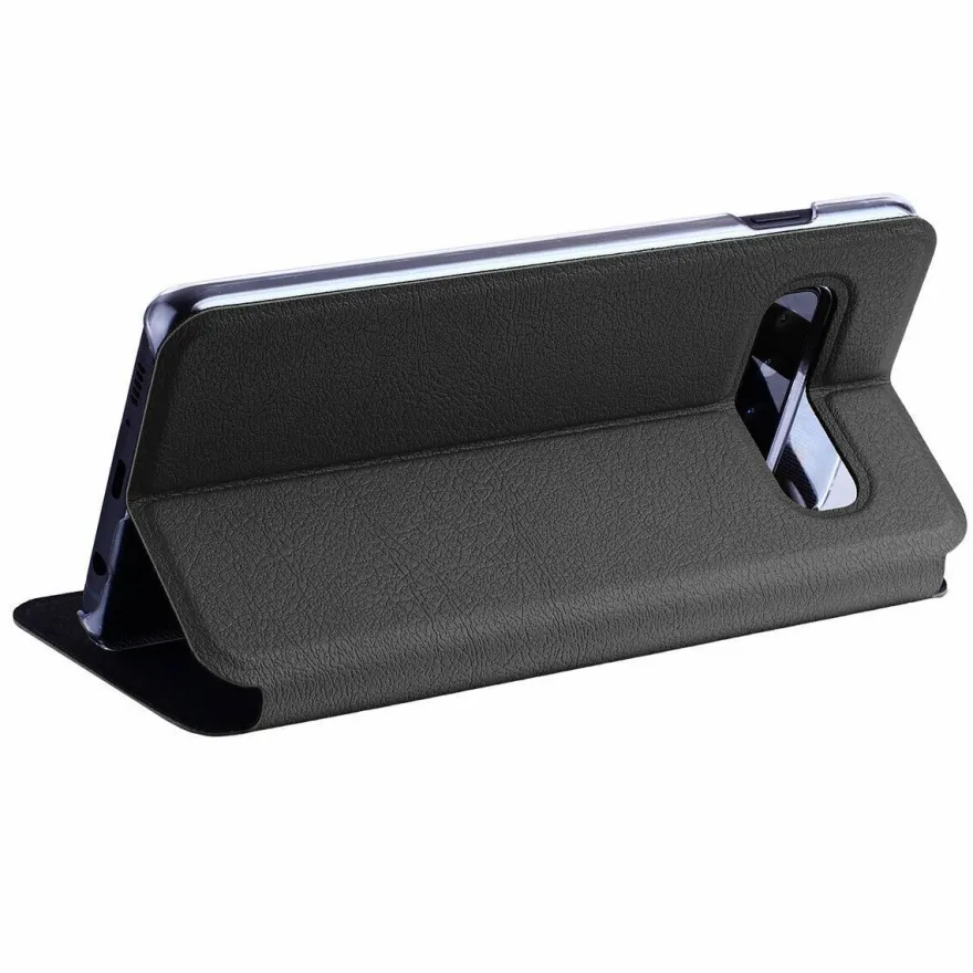 Flip Case Samsung S10 Plus Magnet Cover Aufstellbar Ständer Hülle Schale Folie