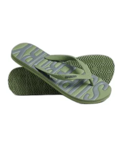 Flip-Flops Superdry Vintage Vegan grén oliv