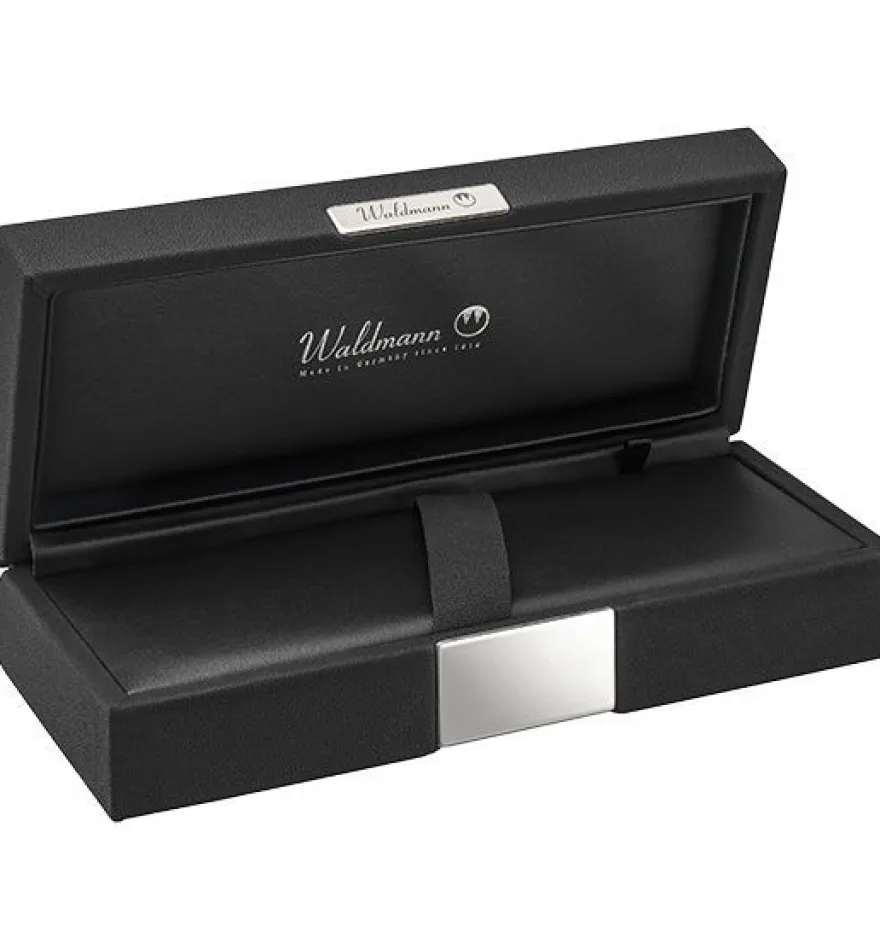 Füllfederhalter Waldmann Tango, schwarz Imagination Dekor (Goldfeder)
