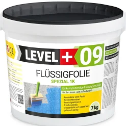 Flüssigfolie Abdichtung Balkon Terassen Keller Bad 1,5-100Kg Qualität L+09