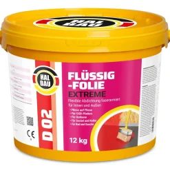 Flüssigfolie Außen 4-100Kg Wasserdicht Abdichtfolie Dichtmasse Dusche Balkon Bad D02