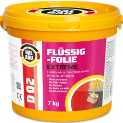 Flüssigfolie Außen 4-100Kg Wasserdicht Abdichtfolie Dichtmasse Dusche Balkon Bad D02