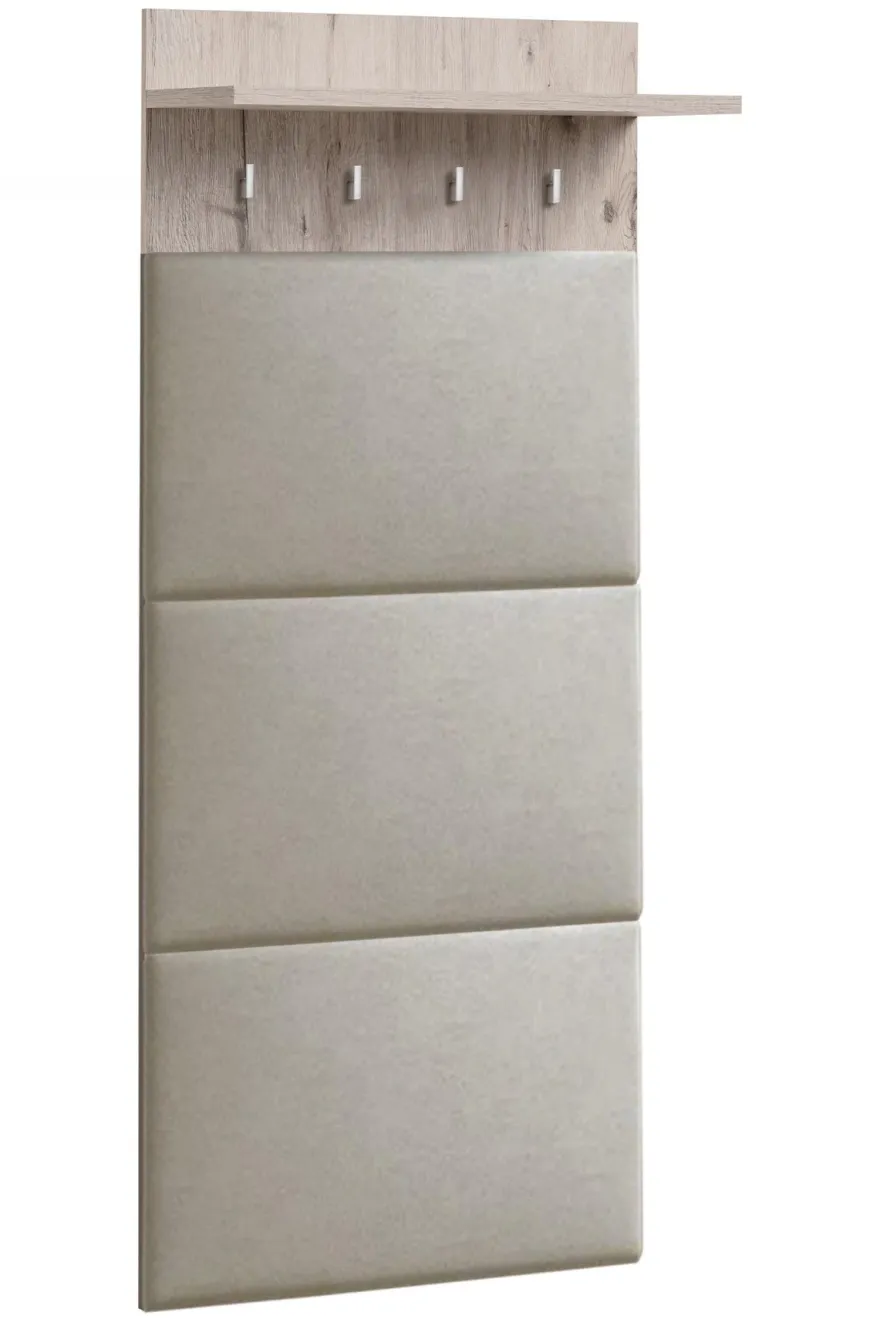 Flurgarderobe Garderoben Schuhschrank Wandpaneel Gustavo VIII Spiegel Hochglanz
