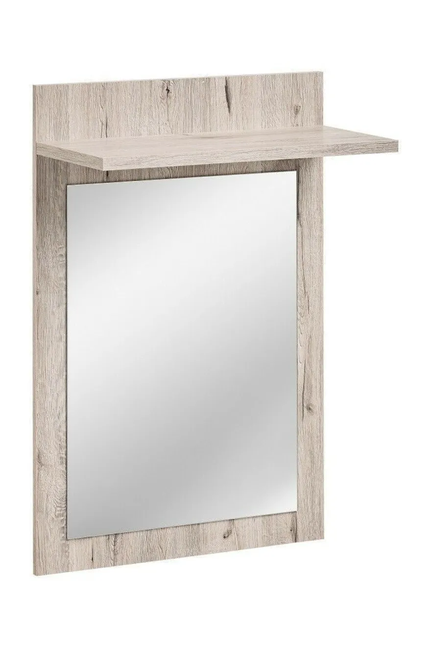 Flurgarderobe Garderoben Schuhschrank Wandpaneel Gustavo VIII Spiegel Hochglanz