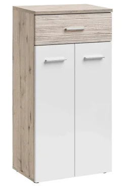 Flurgarderobe Garderoben Schuhschrank Wandpaneel Gustavo VIII Spiegel Hochglanz