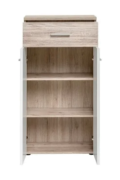 Flurgarderobe Garderoben Schuhschrank Wandpaneel Gustavo VIII Spiegel Hochglanz