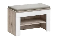 Flurgarderobe Garderoben Schuhschrank Wandpaneel Gustavo VIII Spiegel Hochglanz