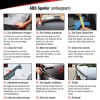 FLY für Mercedes w222 spoiler amg body kit lèvre trunk lip becquet aileron alettone