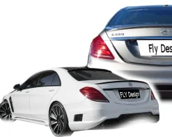 FLY für Mercedes w222 spoiler amg body kit lèvre trunk lip becquet aileron alettone
