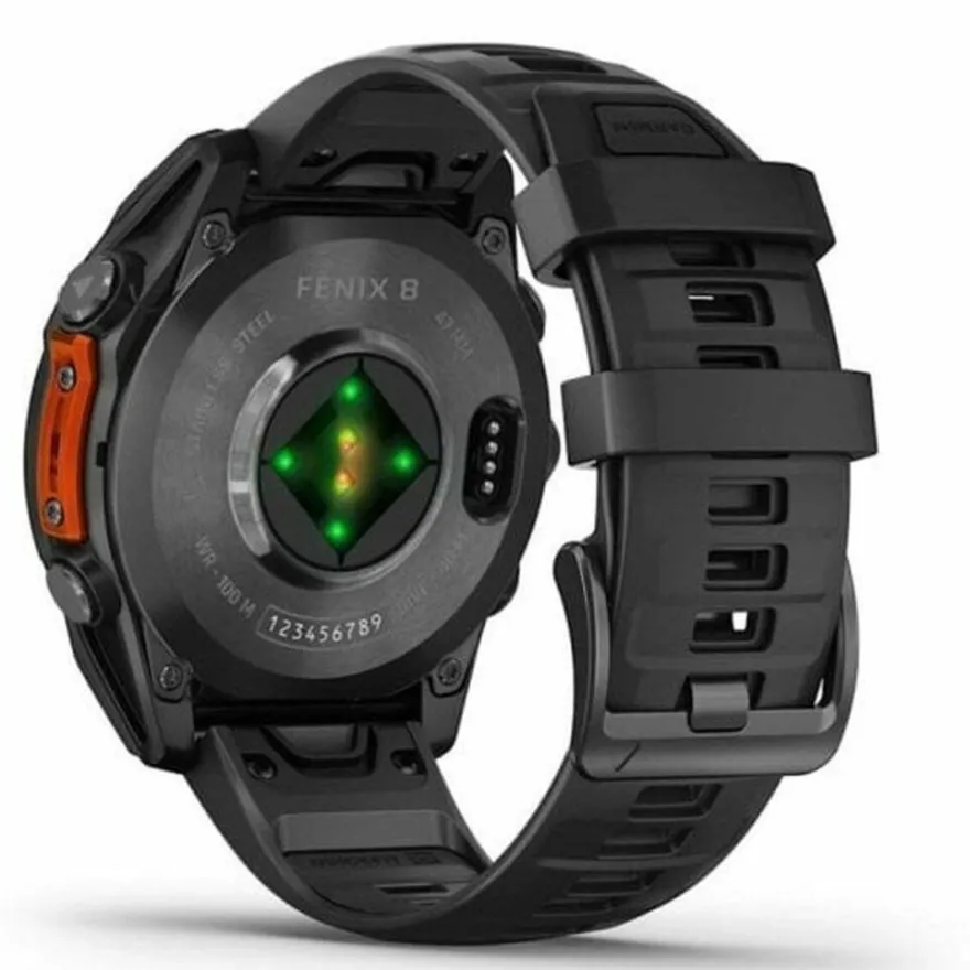 fÄnix 8 AMOLED 010-02904-00 - 47 mm Schiefergrau/Schwarz