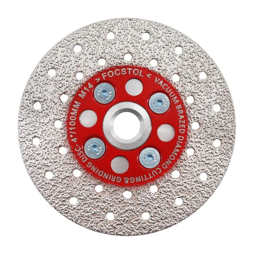 Focstol Diamant Trennscheibe 100mm Vakuumgelötet für Granit, Marmor, Fliesen