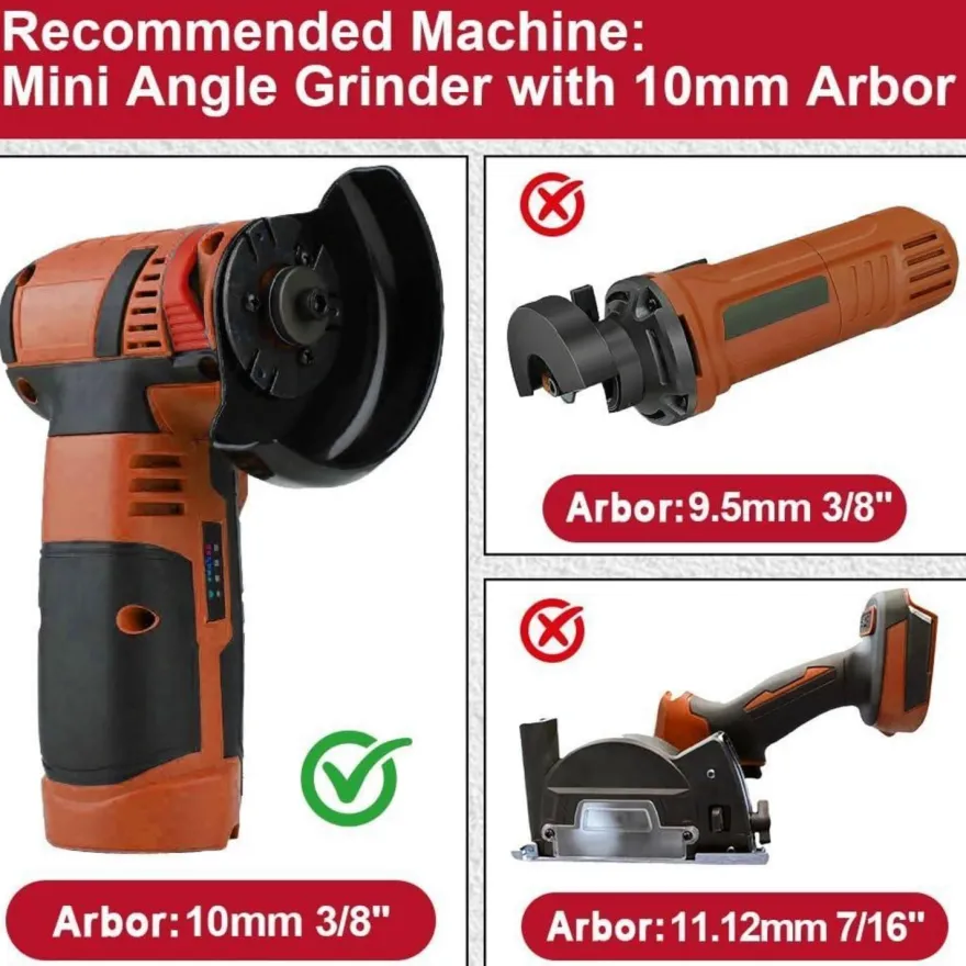 Focstol Diamant Trennscheibe 75mm x 10mm - 3 Stück Diamant Sägeblatt für
