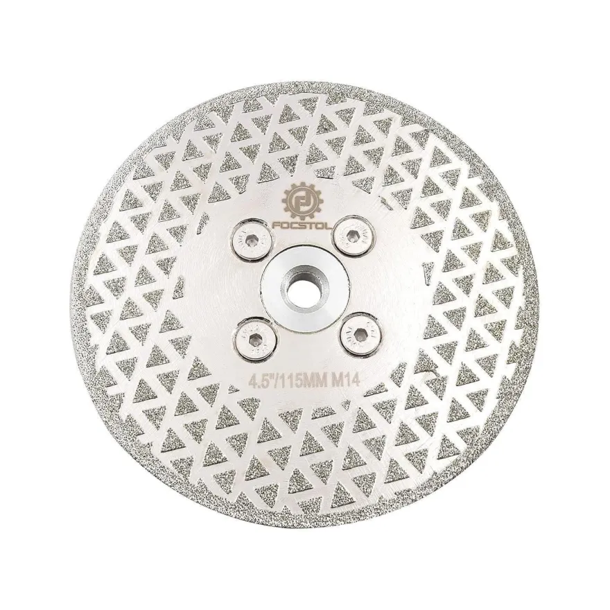Focstol Diamant Trennscheibe 115mm M14 - Ideal für Granit, Marmor, Fliesen