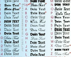 Folienschrift Aufkleber Boot Beschriftung 70cm länge Bootsaufkleber Wetterfest