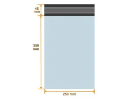 Folienversandtaschen 250x350mm 60my Coex Versandbeutel Versandtüten Verpackung