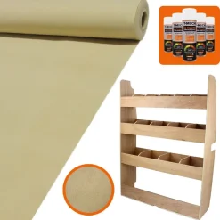 Ford Transit Fahrzeugregal & Van Teppich-Verkleidung Beige & GRATIS 5 Dosen