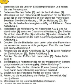 Ford Transit VII Allrad 4x4 310 330 350 MAD Zusatzfedern HA HV-068210