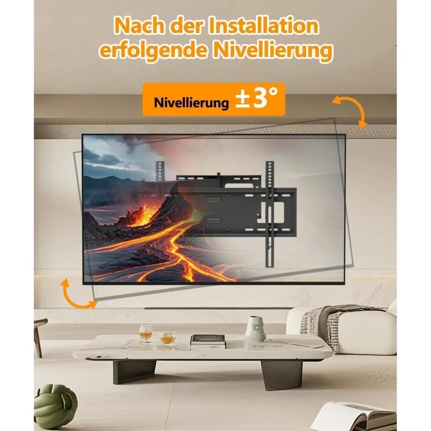 Forging MOUNT TV Wandhalterung mit langem 1090mm Schwenkarm für 37-80 Zoll TVs