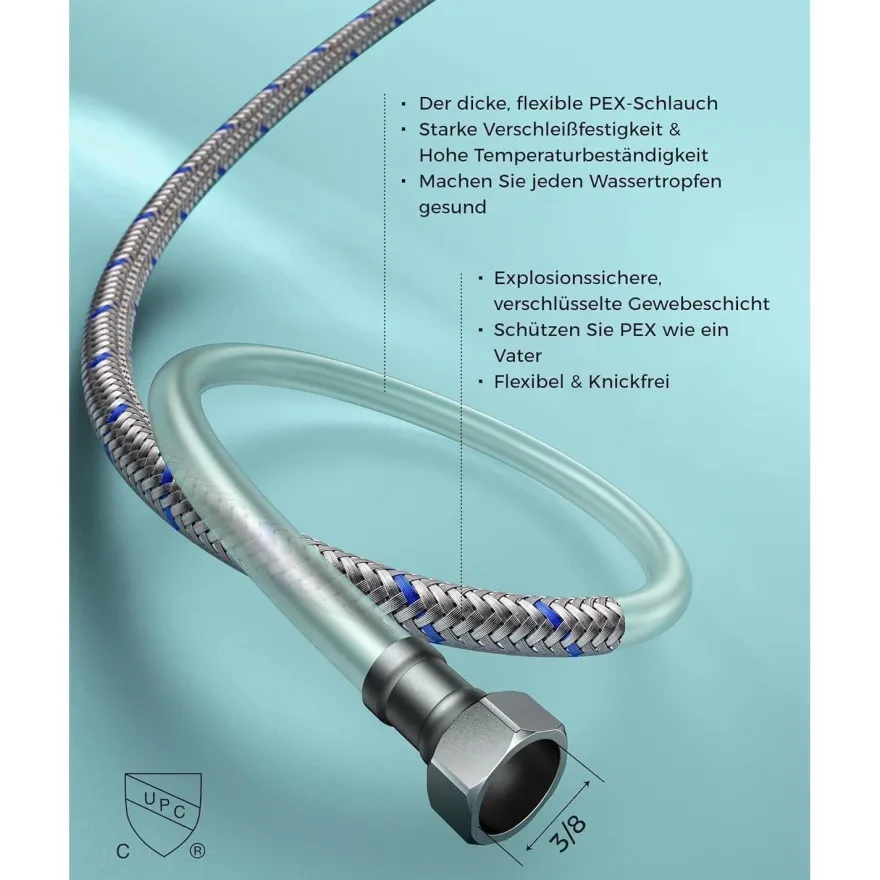 Forious Wasserhahn Bad, Wasserfall Waschtischarmatur Einhandmischer, Chrom