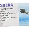 Forsheda Ruckdämpfer für Leine 8-12 mm Anlegefeder Zugdämpfer für Tauwerk Boot