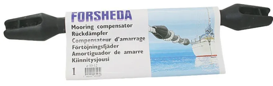 Forsheda Ruckdämpfer für Leine 8-12 mm Anlegefeder Zugdämpfer für Tauwerk Boot