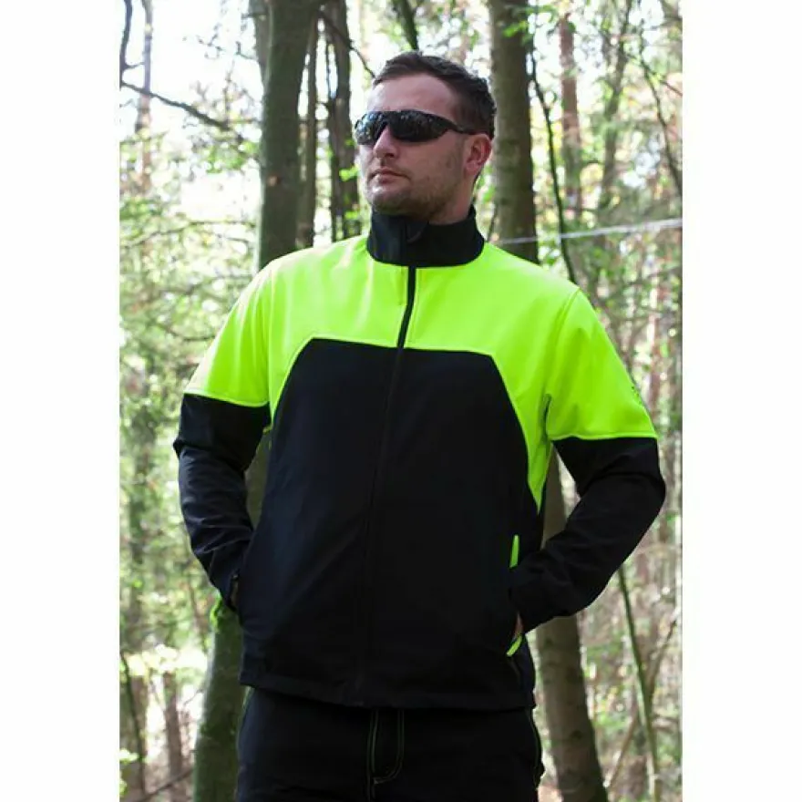 Forstjacke Start-Up Stretch Forstbekleidung Softshelljacke Forstschutzjacke -6XL