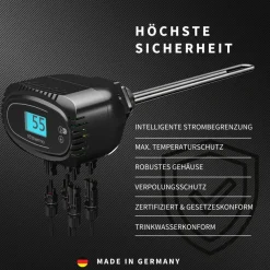 Fothermo 1000 W Solar Heizstab – PV Heizstab für Warmwasser mit Photovoltaik