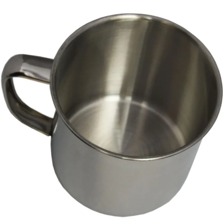 FoxOutdoor große Edelstahl Tasse Becher einwandig 500 ml Campingtasse