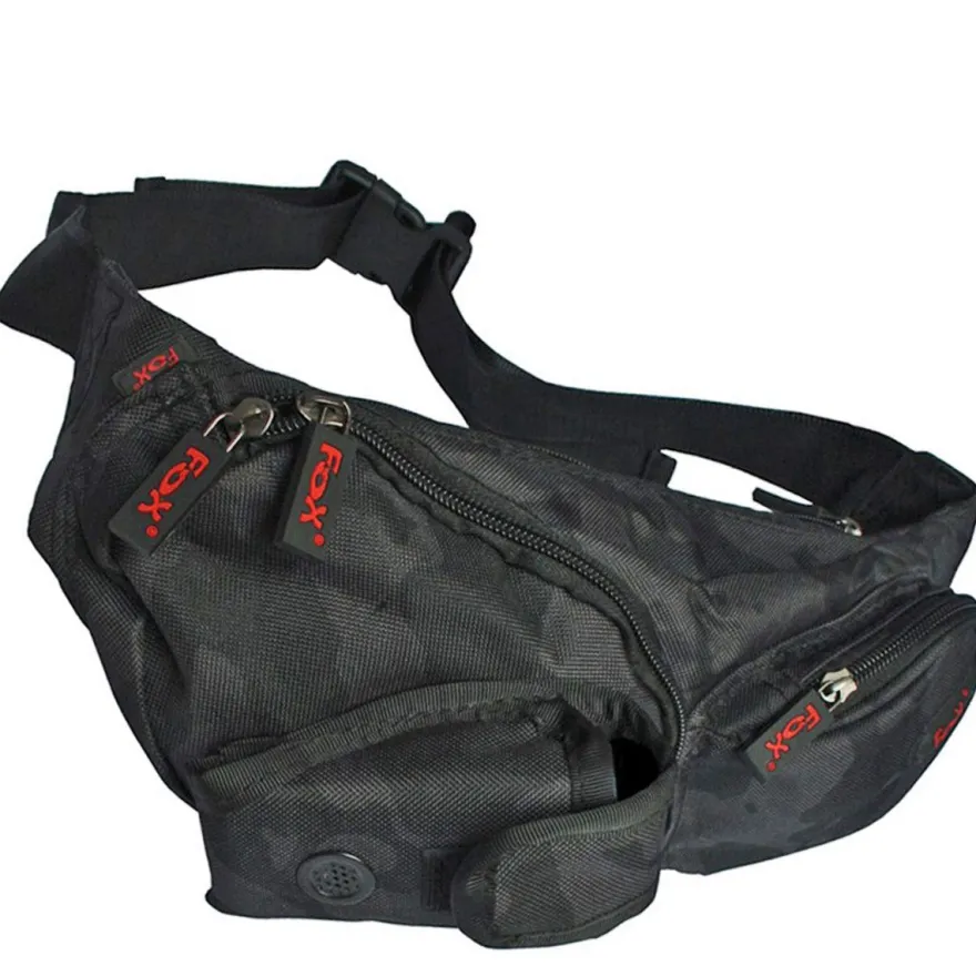 FoxOutdoor Hüfttasche Bauchtasche mit Handyfach night camo verstellbarer Hüftgurt