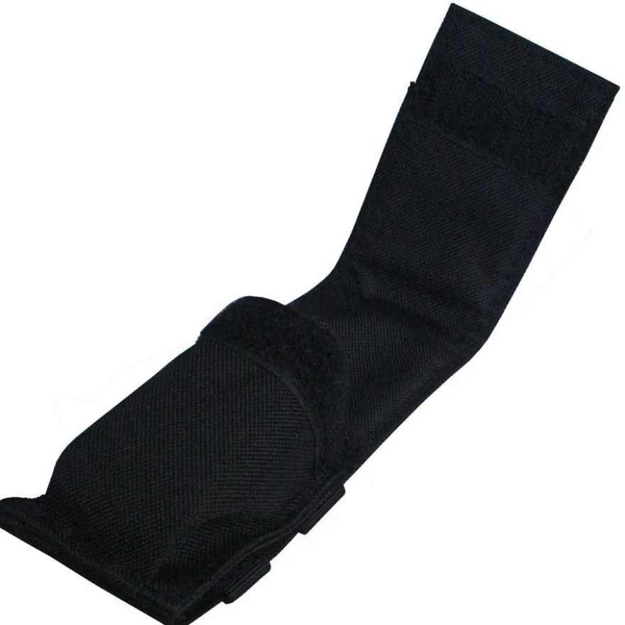 FoxOutdoor Messer Etui Nylonetui Holster quer und längs tragbar schwarz 15x6x4 cm