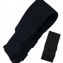 FoxOutdoor Messer Etui Nylonetui Holster quer und längs tragbar schwarz 15x6x4 cm