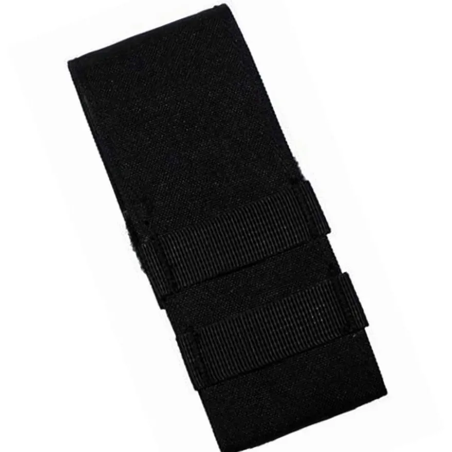 FoxOutdoor Messer Etui Nylonetui Holster quer und längs tragbar schwarz 15x6x4 cm
