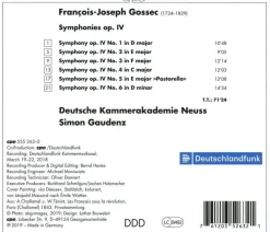Francois-Joseph Gossec (1734-1829): Symphonien op.4 Nr.1-6 (B.19-24) - - (CD / S)