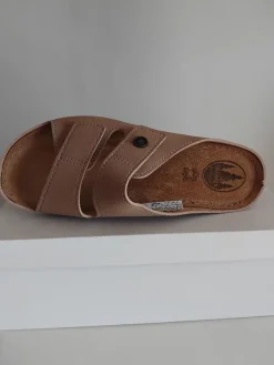 Frankenschuhe-Damen-Pantoletten Hausschuhe mit Weichtritt Gr.36 - 42 Beige