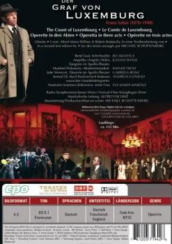 Franz Lehar (1870-1948): Der Graf von Luxemburg - CPO 0761203719426 - (DVD Video / Cl
