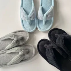 Frauen Hausschuhe Slip On Hausschuh Clip Zehe Schlafzimmer Memory-Schaum