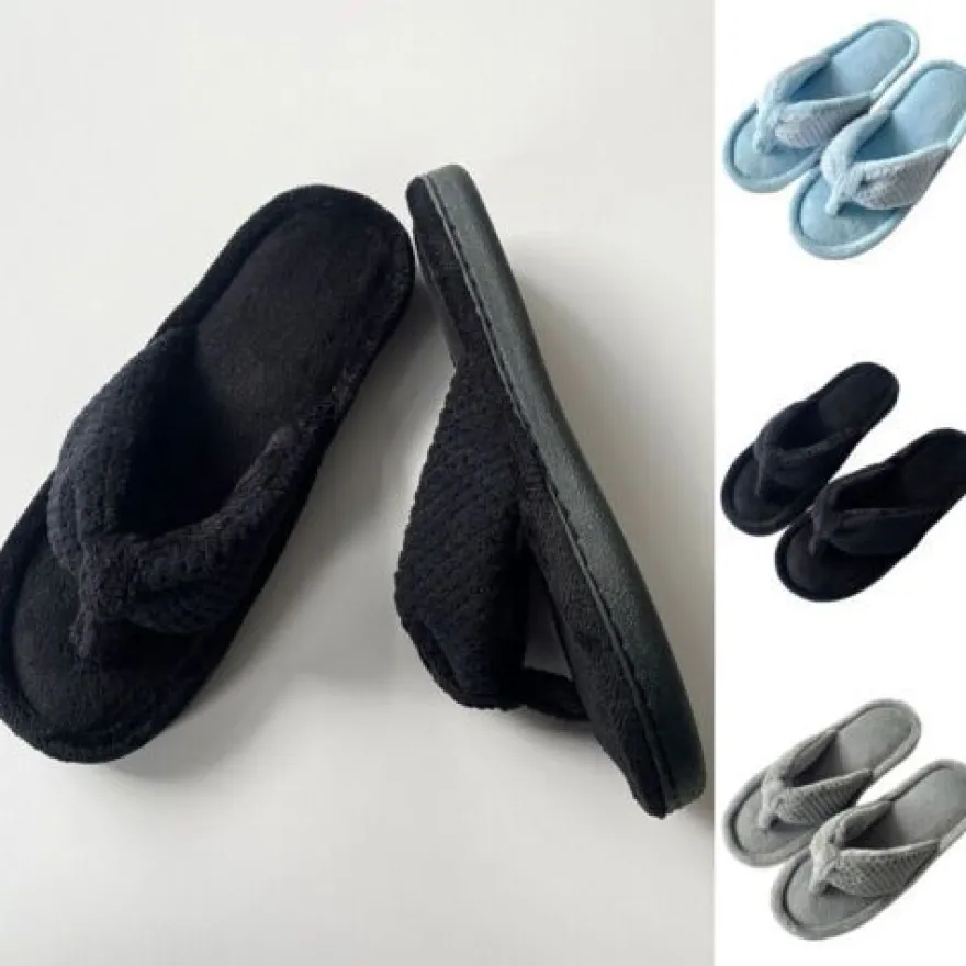 Frauen Hausschuhe Slip On Hausschuh Clip Zehe Schlafzimmer Memory-Schaum