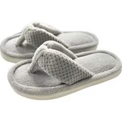 Frauen Hausschuhe Slip On Hausschuh Clip Zehe Schlafzimmer Memory-Schaum