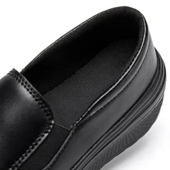 Frauen Ladung Schlupfen Lassige Schuhe Damen Pu Leder Arbeiten Plattform