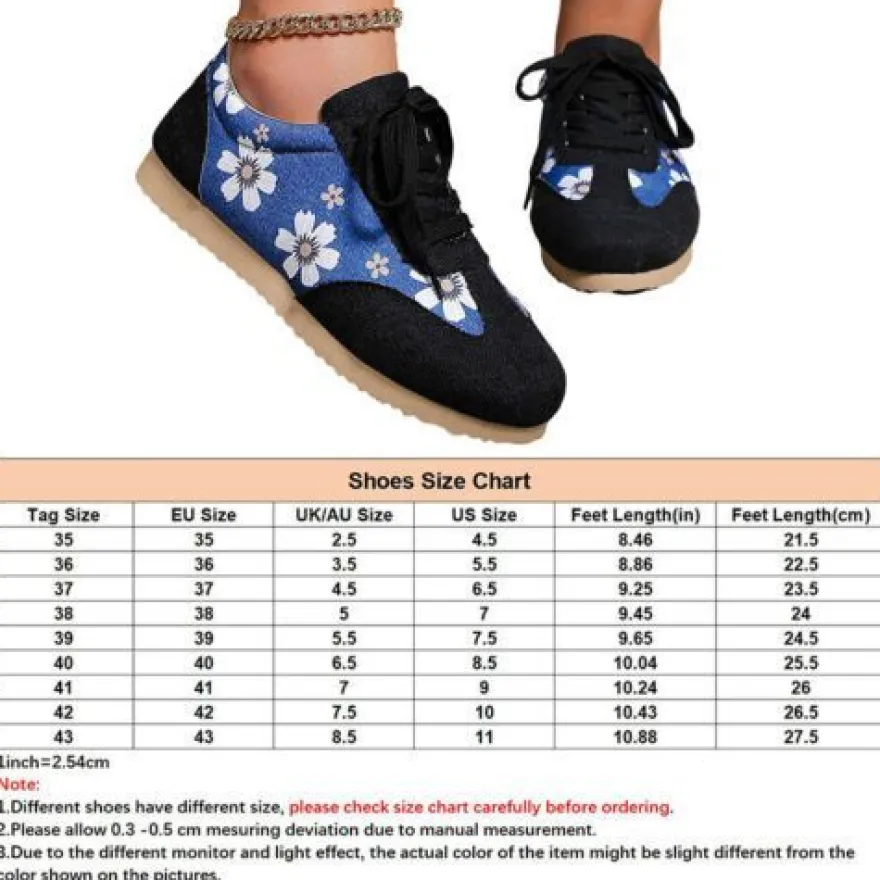 Frauen Wohnungen Blumen Turnschuhe Damen Atmungsaktiv Draussen Schnuren