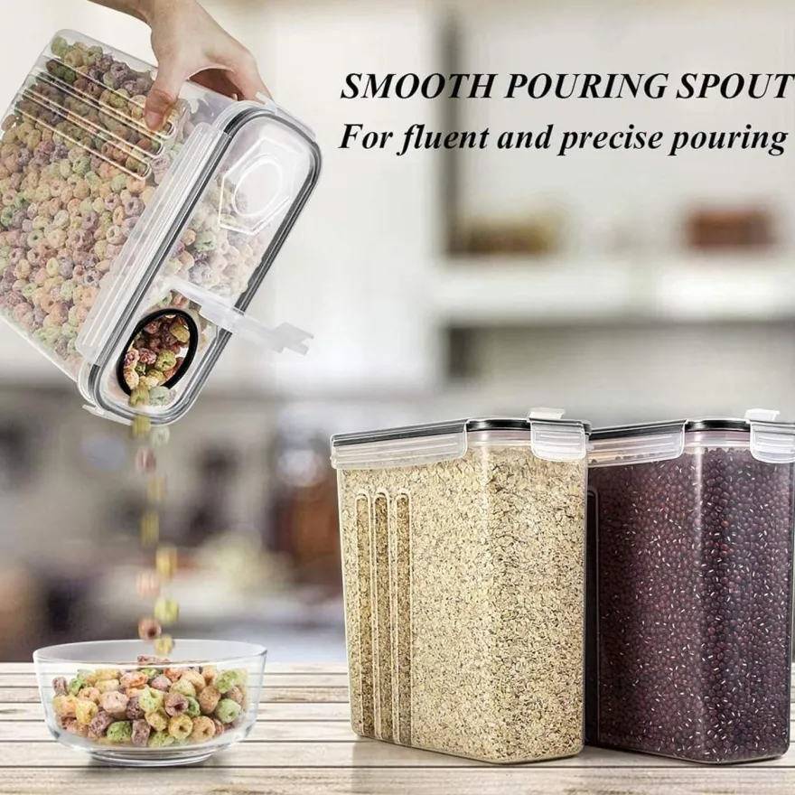Frischhaltedosen Vorratsdosen Müsli Zucker Luftdicht Set 2,5 l 8 Stk