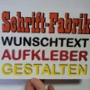 Für Messestand Klebeschrift Klebetext Aufkleber Beschriftung selbst gestalten