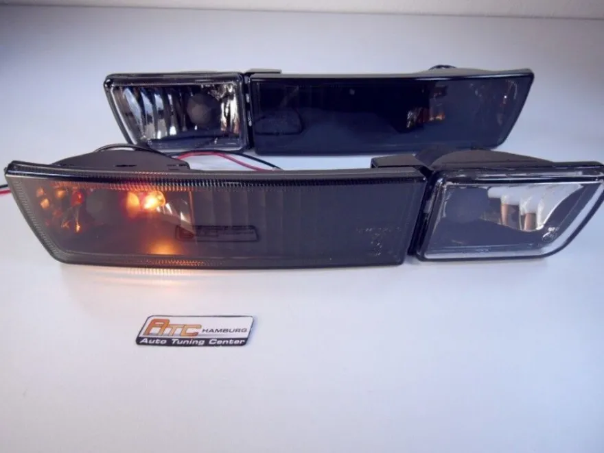 Frontblinker für VW Golf 3 / Vento schwarz mit Nebelscheinwerfer + Standlicht