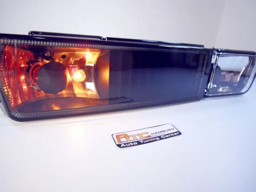 Frontblinker für VW Golf 3 / Vento schwarz mit Nebelscheinwerfer + Standlicht
