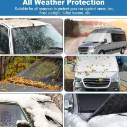 Frontscheibenabdeckung für Mercedes Sprinter 2006-2018, wasserdicht, Thermo
