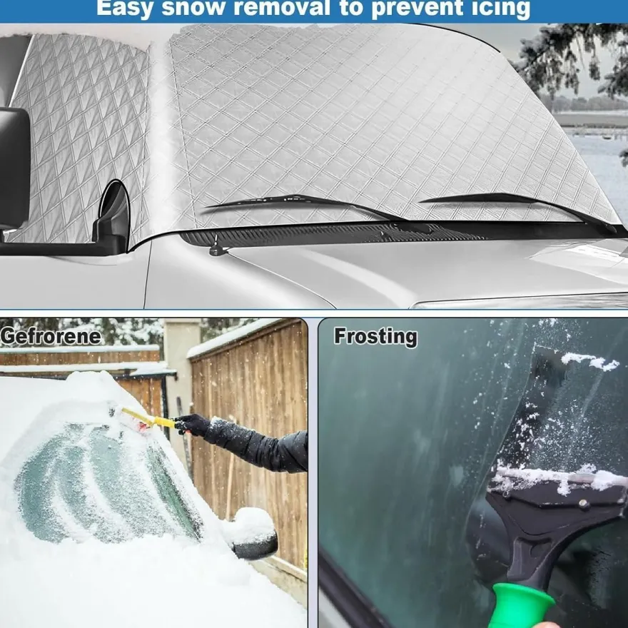 Frontscheibenabdeckung für Mercedes Sprinter 2006-2018, wasserdicht, Thermo