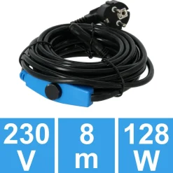 Frostsafe Heizkabel 8m?128 Watt