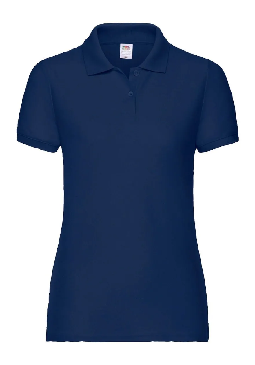 Fruit of the Loom Damen dünnes Poloshirt Polo Mischgewebe 63-212-0 NEU