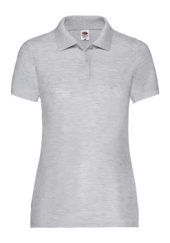 Fruit of the Loom Damen dünnes Poloshirt Polo Mischgewebe 63-212-0 NEU